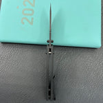 KUBEY Knife KU422D  Minor Crossbar Lock Blackout Folding Knife