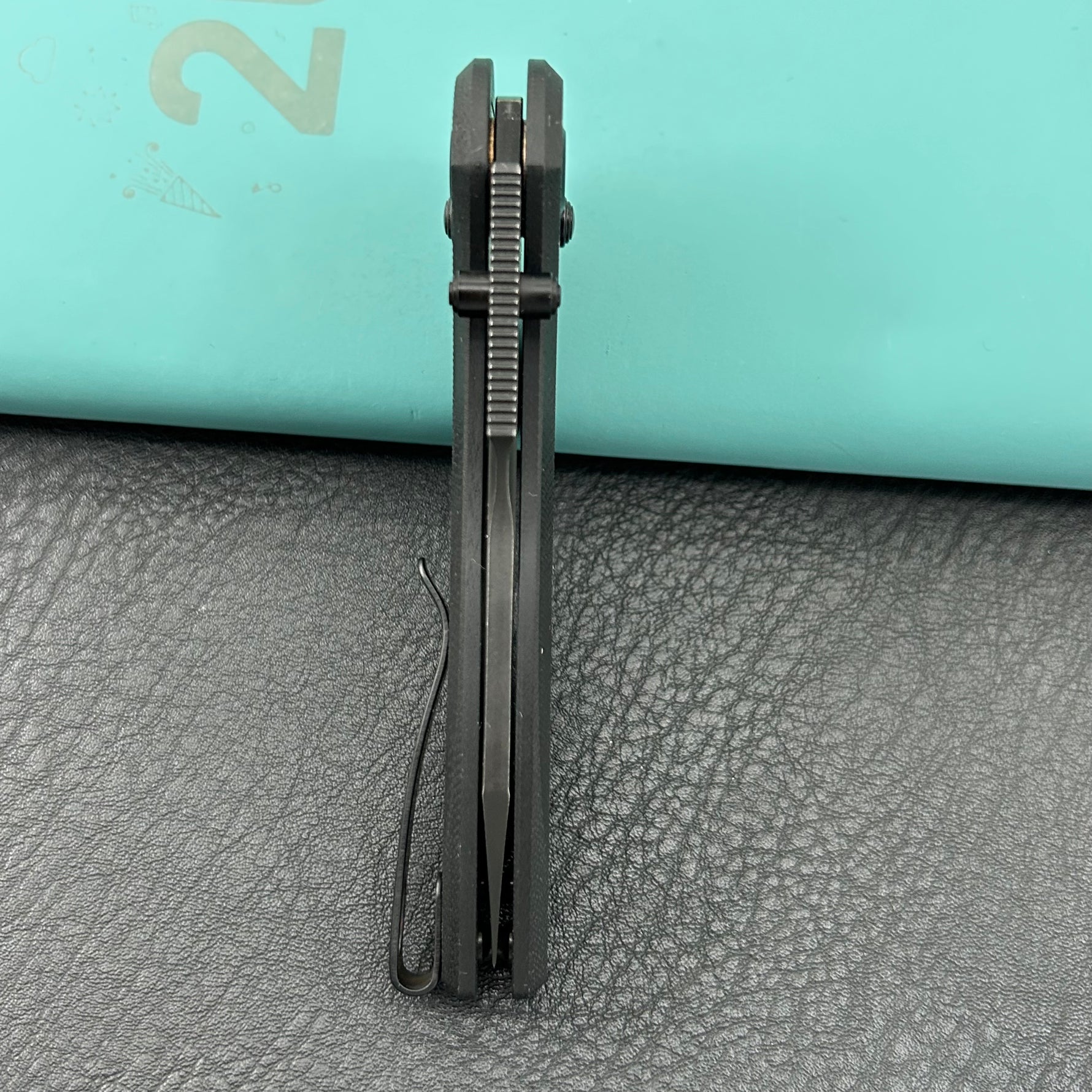KUBEY Knife KU422D  Minor Crossbar Lock Blackout Folding Knife