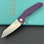 KUBEY Knife  KU158U Flash Linerlock Purple Folding knife Frame Locking