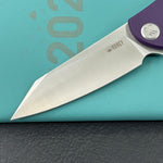 KUBEY Knife  KU158U Flash Linerlock Purple Folding knife Frame Locking