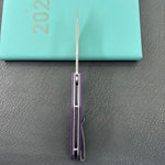 KUBEY Knife  KU158U Flash Linerlock Purple Folding knife Frame Locking