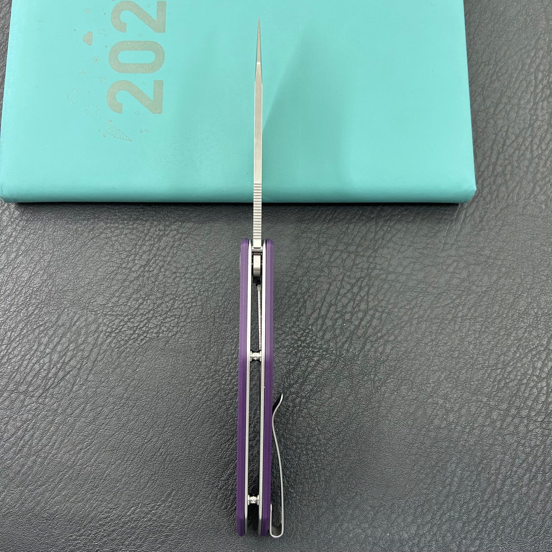KUBEY Knife  KU158U Flash Linerlock Purple Folding knife Frame Locking