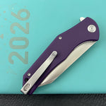 KUBEY Knife  KU158U Flash Linerlock Purple Folding knife Frame Locking