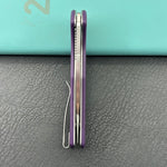 KUBEY Knife  KU158U Flash Linerlock Purple Folding knife Frame Locking