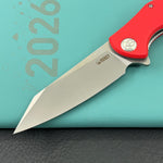 KUBEY Knife  KU158K Flash Linerlock Red Folding knife Frame Locking