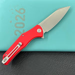 KUBEY Knife  KU158K Flash Linerlock Red Folding knife Frame Locking