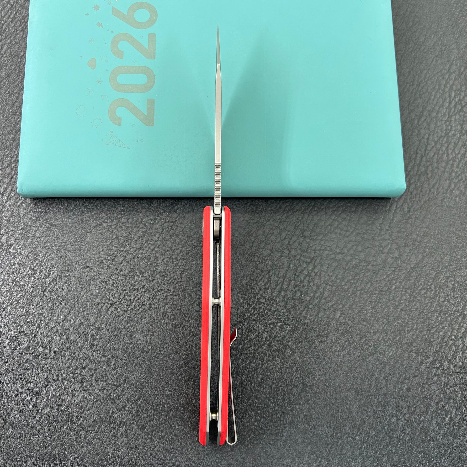 KUBEY Knife  KU158K Flash Linerlock Red Folding knife Frame Locking