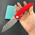 KUBEY Knife  KU158K Flash Linerlock Red Folding knife Frame Locking