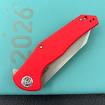 KUBEY Knife  KU158K Flash Linerlock Red Folding knife Frame Locking