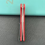 KUBEY Knife  KU158K Flash Linerlock Red Folding knife Frame Locking