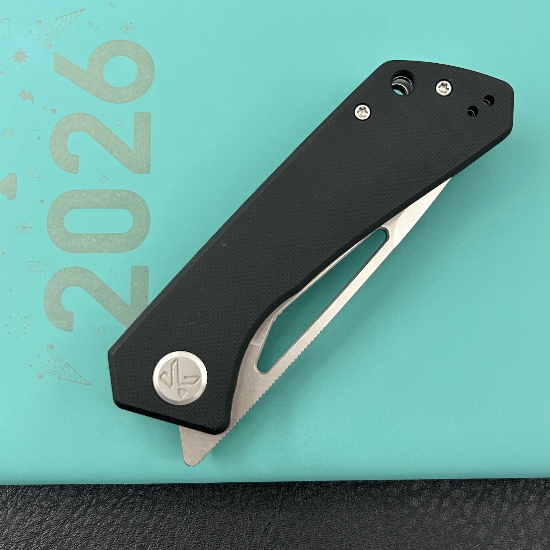KUBEY Knife KU331L Thalia Linerlock Black 14C28N Folding Knife