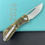 KUBEY Knife KU331K Thalia Linerlock Camouflage 14C28N Folding Knife