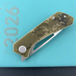 KUBEY Knife KU331K Thalia Linerlock Camouflage 14C28N Folding Knife