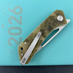 KUBEY Knife KU331K Thalia Linerlock Camouflage 14C28N Folding Knife