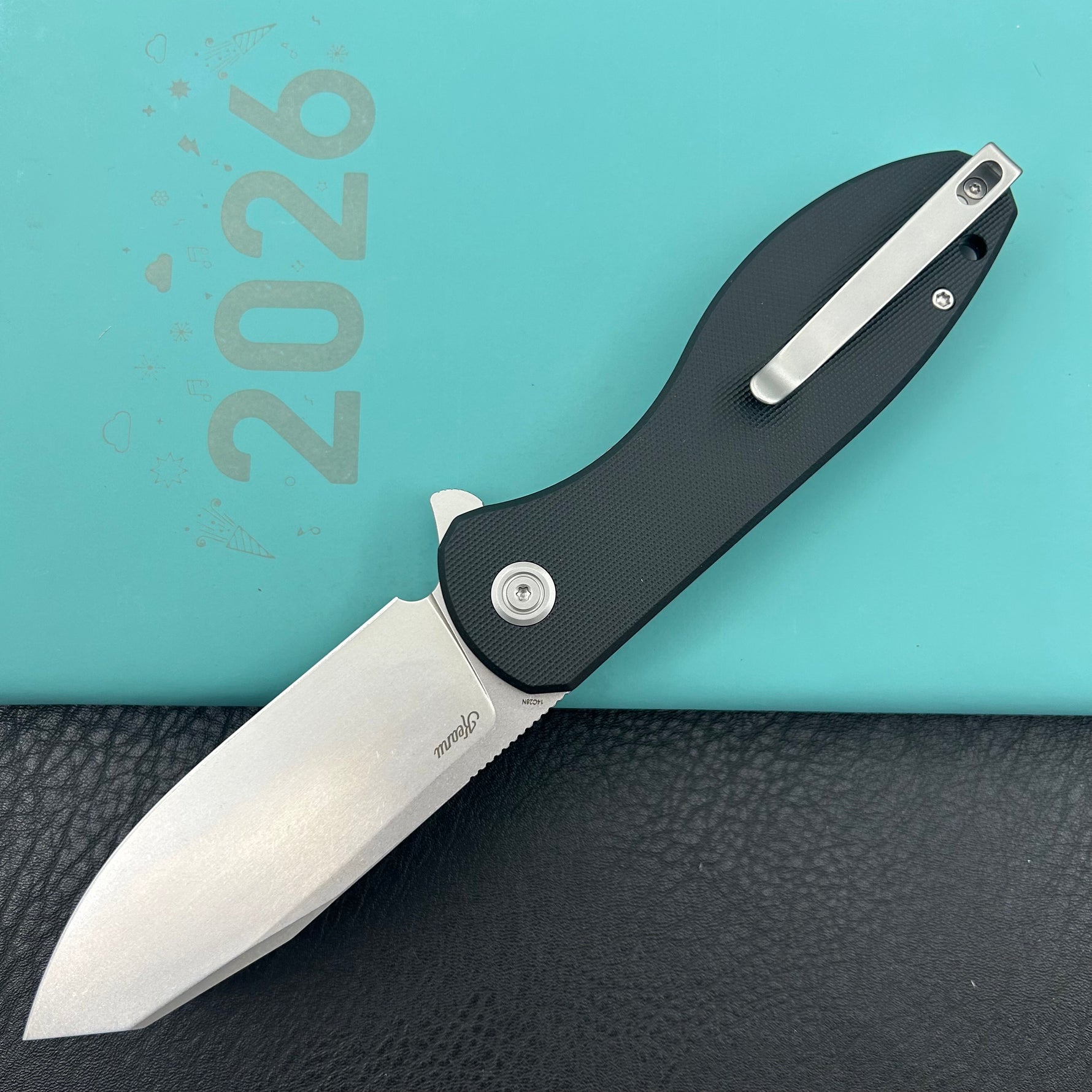 KUBEY Knife KU358S Master Chief Linerlock Black  Folding Knife