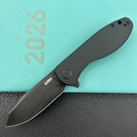 KUBEY Knife KU358N Master Chief Linerlock Blackout  14C28N Folding Knife