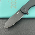 KUBEY Knife KU358N Master Chief Linerlock Blackout  14C28N Folding Knife
