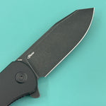 KUBEY Knife KU358N Master Chief Linerlock Blackout  14C28N Folding Knife