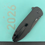 KUBEY Knife KU358N Master Chief Linerlock Blackout  14C28N Folding Knife