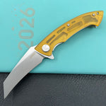 KUBEY  Knife KU212L Anteater Linerlock Ultem   14C28N Folding Knife