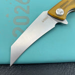 KUBEY  Knife KU212L Anteater Linerlock Ultem   14C28N Folding Knife