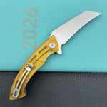 KUBEY  Knife KU212L Anteater Linerlock Ultem   14C28N Folding Knife