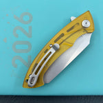 KUBEY  Knife KU212L Anteater Linerlock Ultem   14C28N Folding Knife