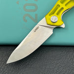 KUBEY  Knife KU117T Nova Linelock Polycarbonate 14C28N Folding Knife
