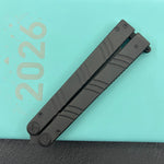 KUBEY  Knife KU297C Ballistic Blackout Titanium  14C28N Folding Knife