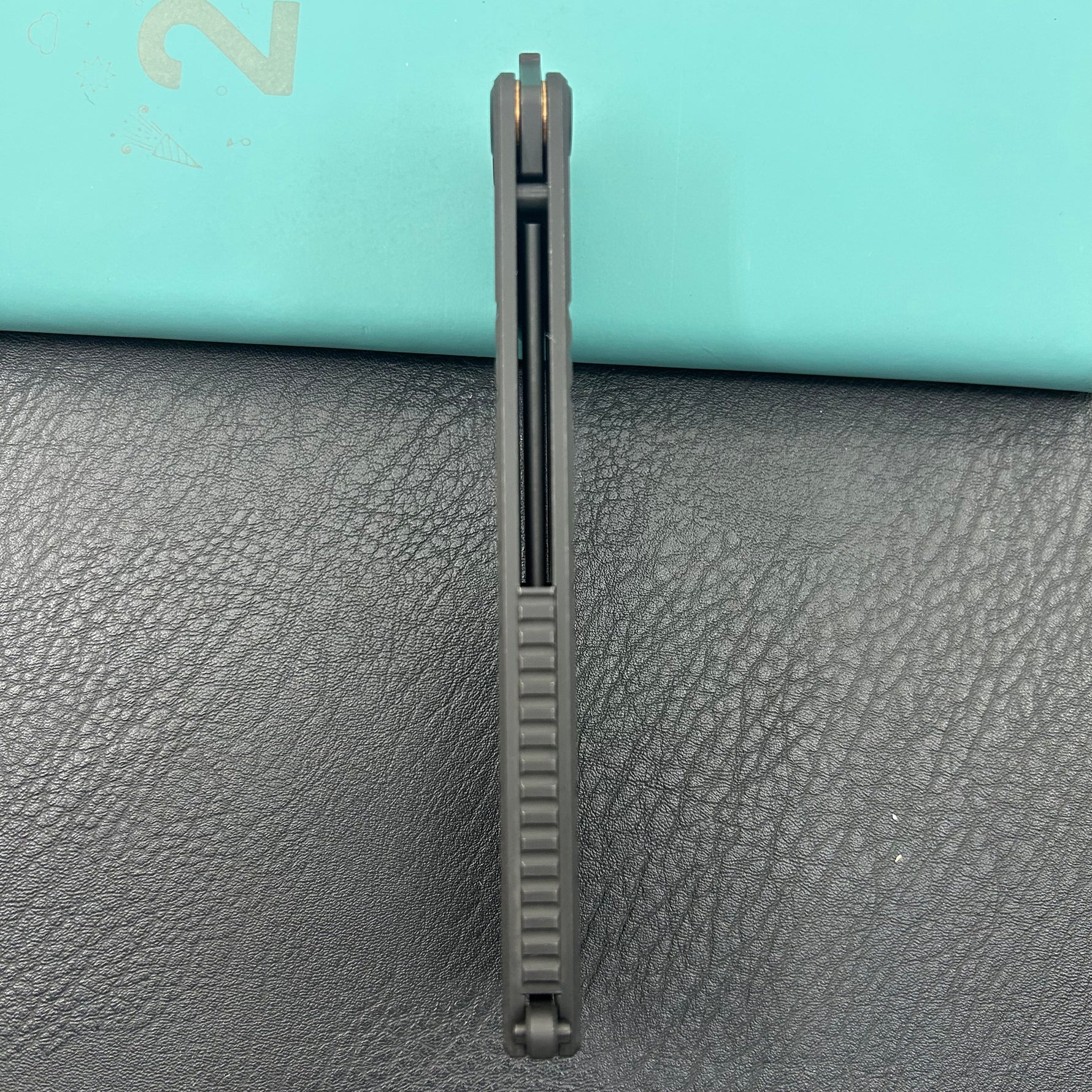 KUBEY  Knife KU297C Ballistic Blackout Titanium  14C28N Folding Knife