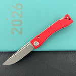 KUBEY Knife KU2102F Akino Lockback  Red  14C28N Folding Knife