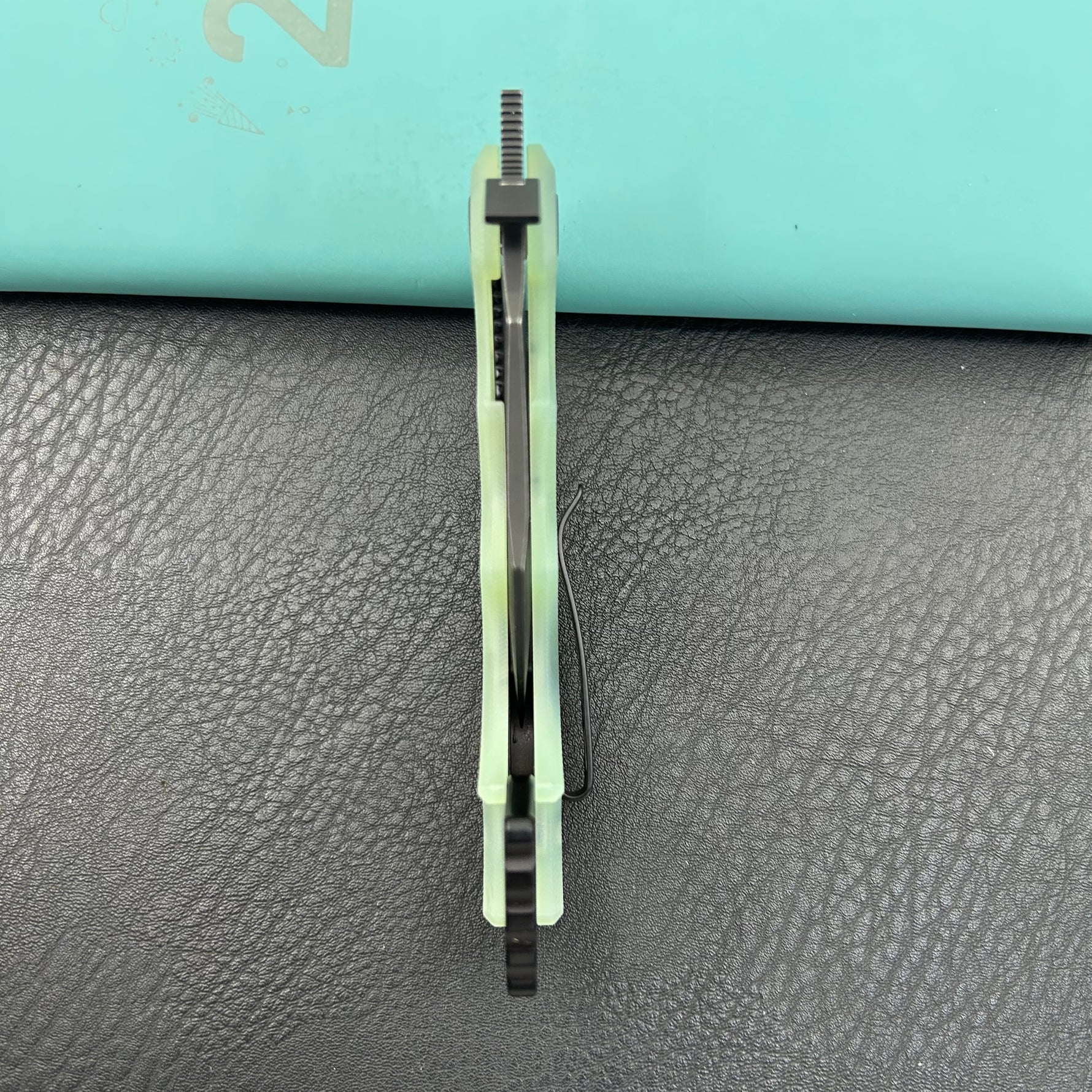 KUBEY  Knife KU262L Mini Wrath Linerlock Black Jade 14C28N Folding Knife