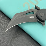 KUBEY  Knife KU262E Mini Wrath Linerlock Blackout 14C28N Folding Knife