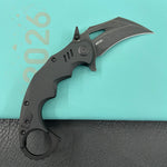 KUBEY  Knife KU262E Mini Wrath Linerlock Blackout 14C28N Folding Knife
