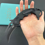 KUBEY  Knife KU262E Mini Wrath Linerlock Blackout 14C28N Folding Knife