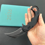 KUBEY  Knife KU262E Mini Wrath Linerlock Blackout 14C28N Folding Knife