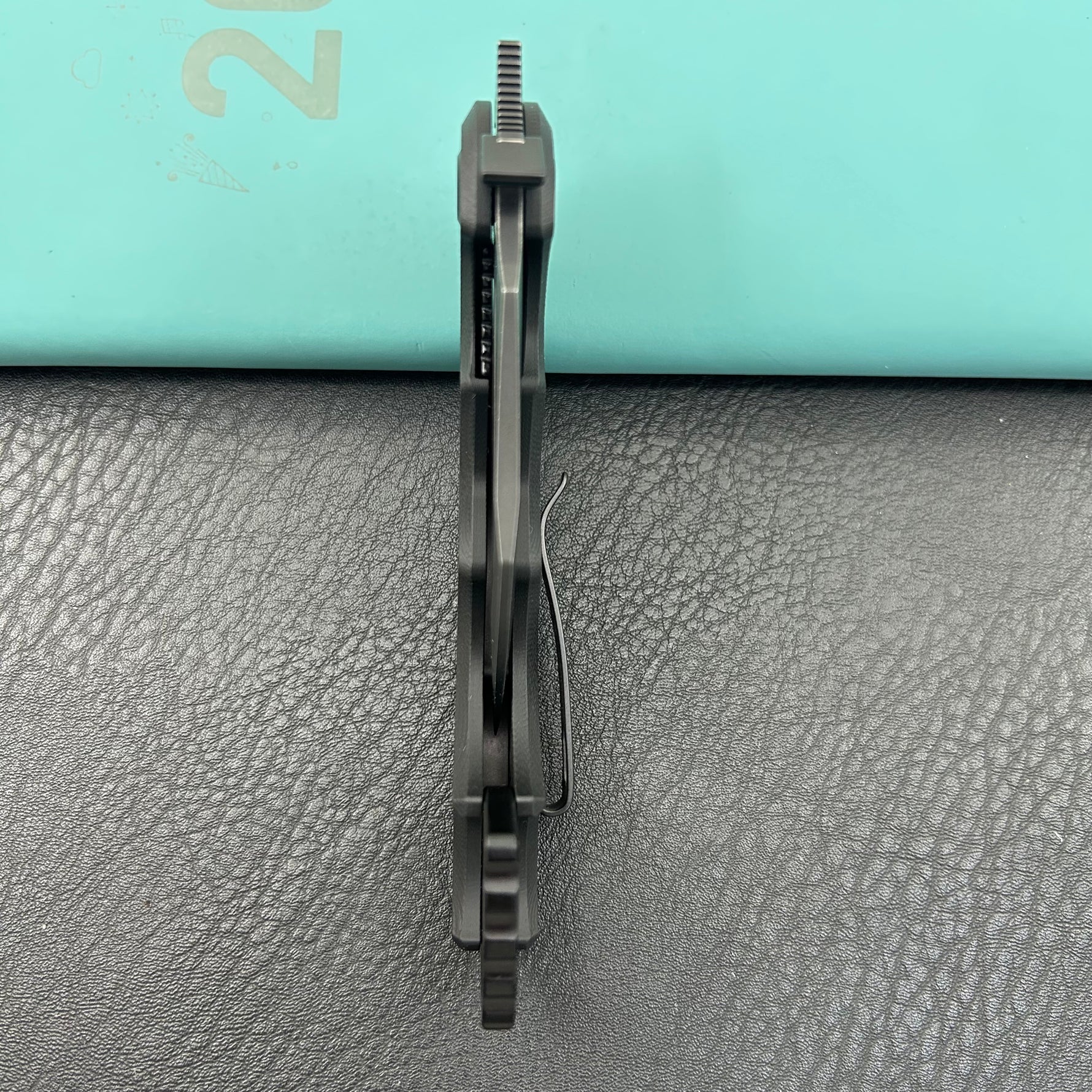 KUBEY  Knife KU262E Mini Wrath Linerlock Blackout 14C28N Folding Knife