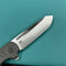 KB Knives KB315B Steelhead Folding Knife Darkblast Titanium Handle 3.15" Belt Satin M390 Blade