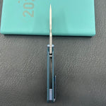 KUBEY Knife KU402G Hamster Linerlock Black/Blue  14C28N Folding Knife