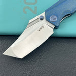 KUBEY Knife KU402E Hamster Linerlock Blue  14C28N Folding Knife