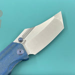 KUBEY Knife KU402E Hamster Linerlock Blue  14C28N Folding Knife