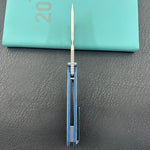 KUBEY Knife KU402E Hamster Linerlock Blue  14C28N Folding Knife