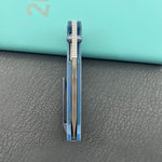 KUBEY Knife KU402E Hamster Linerlock Blue  14C28N Folding Knife