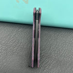 KUBEY Knife KU122 Coeus Linerlock Black Nebula Micarta  14C28N Folding Knife