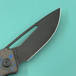 KB KNIVES KB331A Thalia Pocket Folding Knife 80's Camo Carbon Handle 3.27'' Blackwash M390 Blade