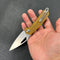 KUBEY KU122 Coeus Liner Lock Thumb Open Folding Knife Ultem Handle Kitchen knives 3.11" Bead Blasted D2