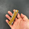 KUBEY KU2102 Akino Lockback Pocket Folding Knife Ultem Handle 3.15" Bead Blasted Sandvik 14C28N