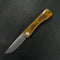 KUBEY KU2102 Akino Lockback Pocket Folding Knife Ultem Handle 3.15" Bead Blasted Sandvik 14C28N