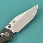 KB KNIVES KB466B Coronado Folding Knife Flame Titanium Handle 3.46" Belt Satin Vanax Blade