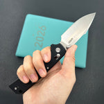 KUBEY Knife KU506A Vector Crossbar Lock Black  D2 Folding Knife